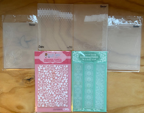 Embossing folders lot - of, 6