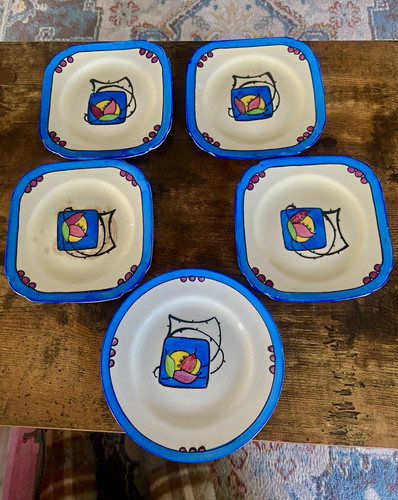 Set hand painted burleigh - of,