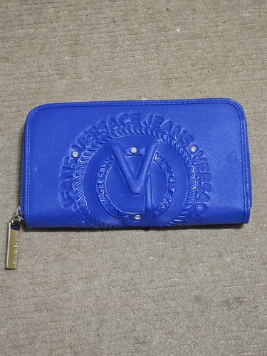 Versace jeans blue wallet - jeans,
