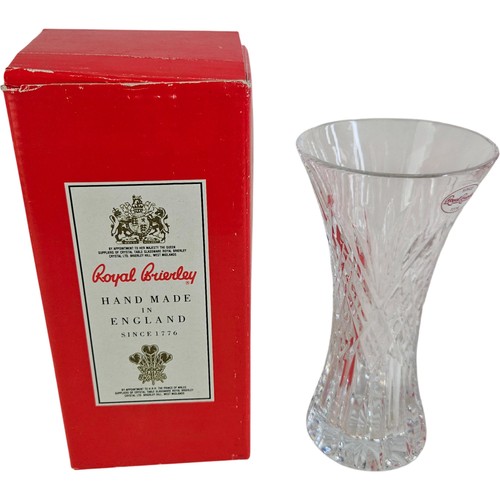 Royal brierley crystal - brierley, vase