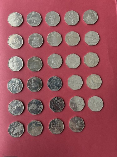 2012 london olympics 50p - olympics,