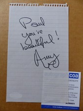 AMY WINEHOUSE signed Autograph