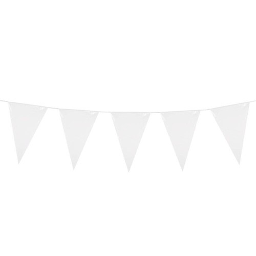 White pennant flag bunting - pennant,