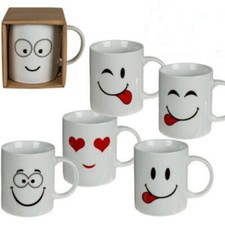 Mugs Funny Faces Emoji Coffee