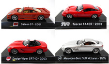 Set of 4 Sports Cars Saleen