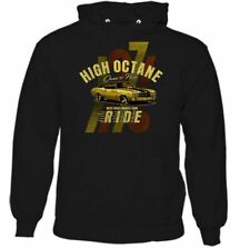 High Octane Mens Funny Car Enthusiast Hoodie Classic Motor Rally Parts Muscle 