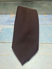 Vintage Hardy Amies Brown Pattern Tie - Savile Row. Made In England