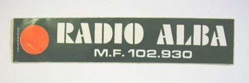 Old radio sticker - old,
