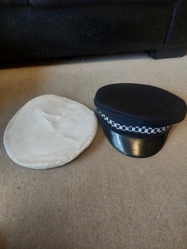 Vintage police officers peaked - police,