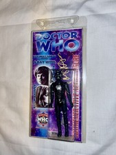 DAPOL Doctor Who Black Cyberman Signed Frazer Hines & Anneke Wills Only 70 Made