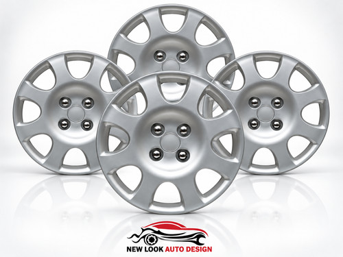 Silver wheel trims hub - 15”,