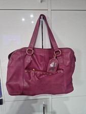 Tommy & Kate  Raspberry Pink Leather Large Bag
