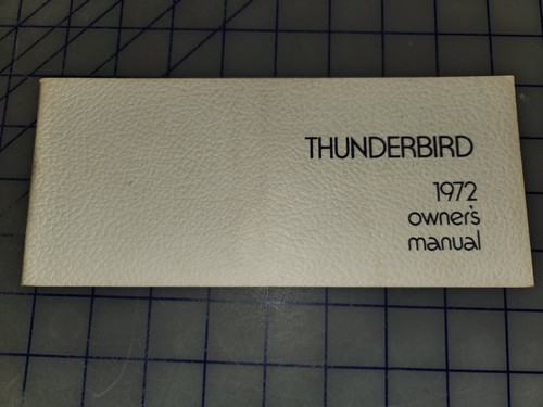 1972 ford thunderbird - 1972, owners