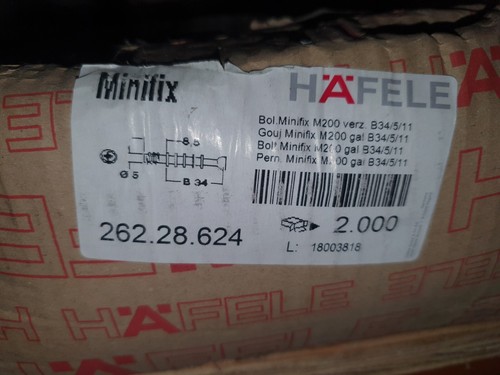 2000 hafele minifix - x,