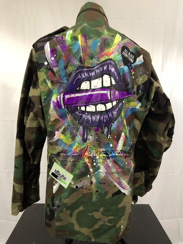 Customized army fatigue jacket - customized,