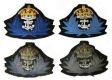 Royal Navy Cap Badge WRENS Officer WW2 RN Kings Crown WWII WRNS WREN New Aged