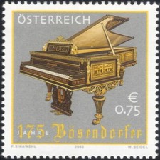 Austria 2003 Bosendorfer/Piano/Musical Instruments/Music/Business 1v (at1147)