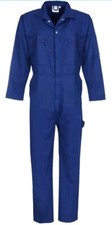  ZIP FRONT COVERALLS MENS 54" CHEST WORKWEAR OVERALLS BOILERSUIT 