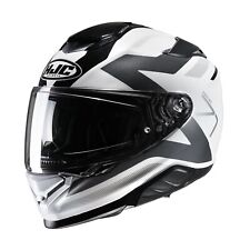 HJC RPHA 71 PINNA WHITE BLACK GLOSS FULL FACE MOTORCYCLE HELMET ECE 2206