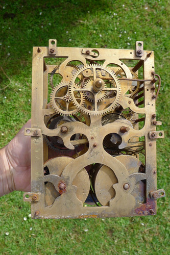 Antique double fusee black - antique,