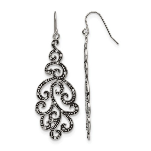 Antiqued stainless steel - stainless,
