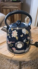 Laura Ashley Navy Blue Matching Toaster and Kettle Lovely Set Used Excellent Con