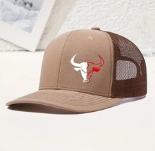 Baseball Cap with BULL HEAD