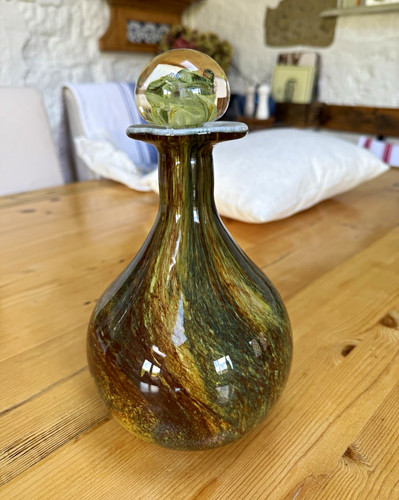 Alum bay glass art - alum, round