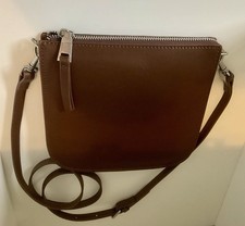 ALI EXPRESS DESIGNER INSPIRED LEATHER CROSS OVER ZIP HANDBAG.NEW 3,DAY DISPATCH.