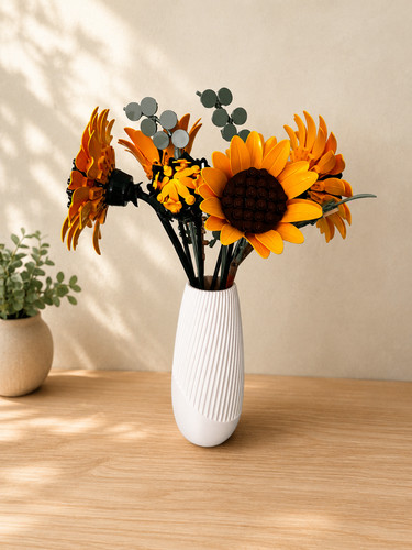 Vase for lego sunflowers - lego,