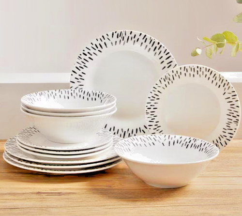 Dinner set plates piece - set,