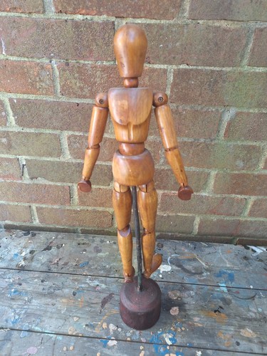 Vintage wooden artist - 16",