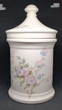 Aldridge Pottery Co. Staffs Jar And Lid With A Floral Design Made In England 