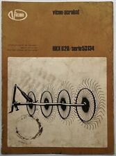 Original Vicon Acrobat HKX620 /Series 53134 Illustrated Spare Parts List