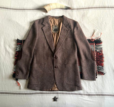 Levi’s LVC Wool Jacket 42R M-L 70's Brown Suede Leather Patches Vintage 1970's