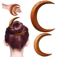 Wood Moon Hairpin