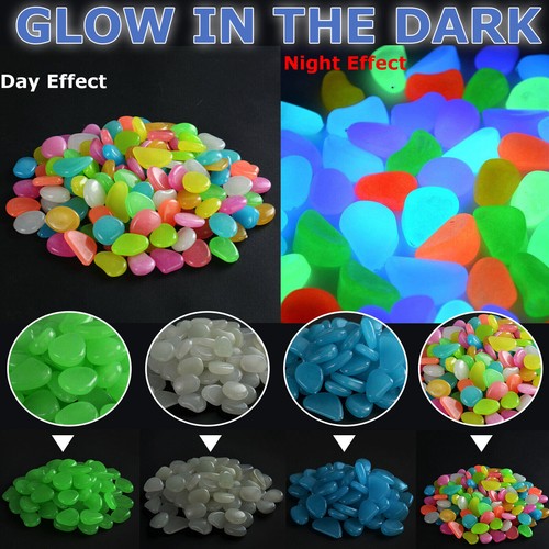 Glow the dark pebbles - in,