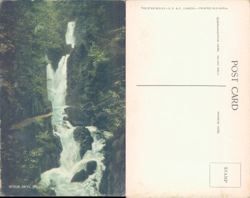 Stock ghyll falls ambleside - stock,