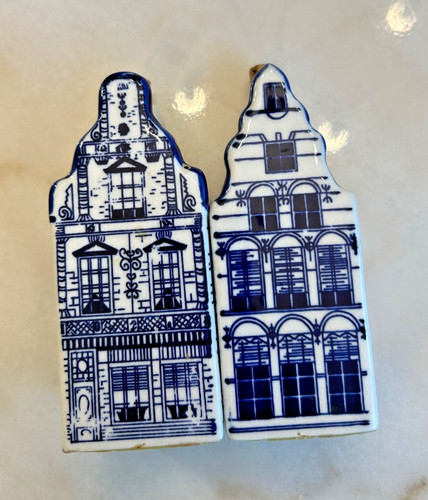 Vintage delft blue - blue, miniature