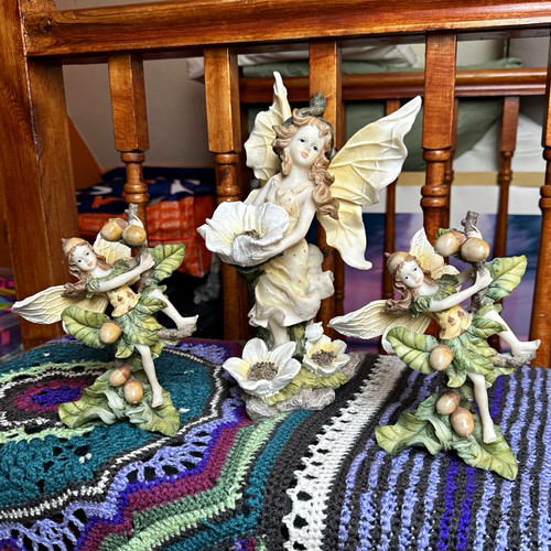 Set fairy pixie figurine - 3, fairy/pixie