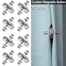 10 Pairs Magnetic Button Clips