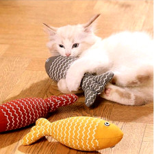 Catnip Fish Toy for Cats &