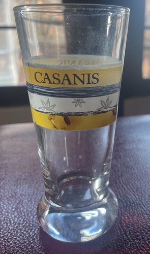 Casanis pastis branded glass - ,