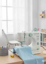 Multifunctional Electric Sewing Machine -Twin needles Professional with Multiple