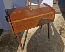 Vintage Sewing Box On Legs. Mid Century Danish?