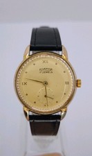  Roamer Mechanical 17 Jewels  Swiss 448 Cal 352 Gold Dial Watch