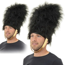Mens Bearskin Hat Royal Busby