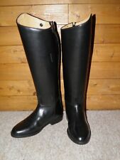 Toggi Derby Wide Zipped Leather Black Riding Boots Various Sizes 
