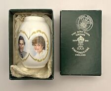 DIANA AND CHARLES MINI BRISTOL VASE ROYAL WEDDING JULY 1981 BONE CHINA ROYALTY