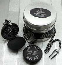 British Rail PERSONALISED POCKET WATCH Railway Train Luxury Gifts Engraved Logo